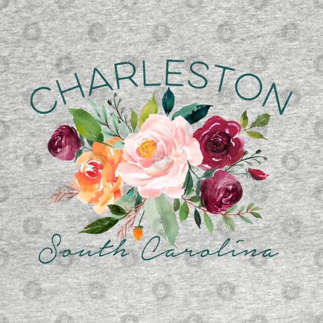 Charleston SC Pretty Garden Roses Women Girls Gardeners by Pine Hill Goods